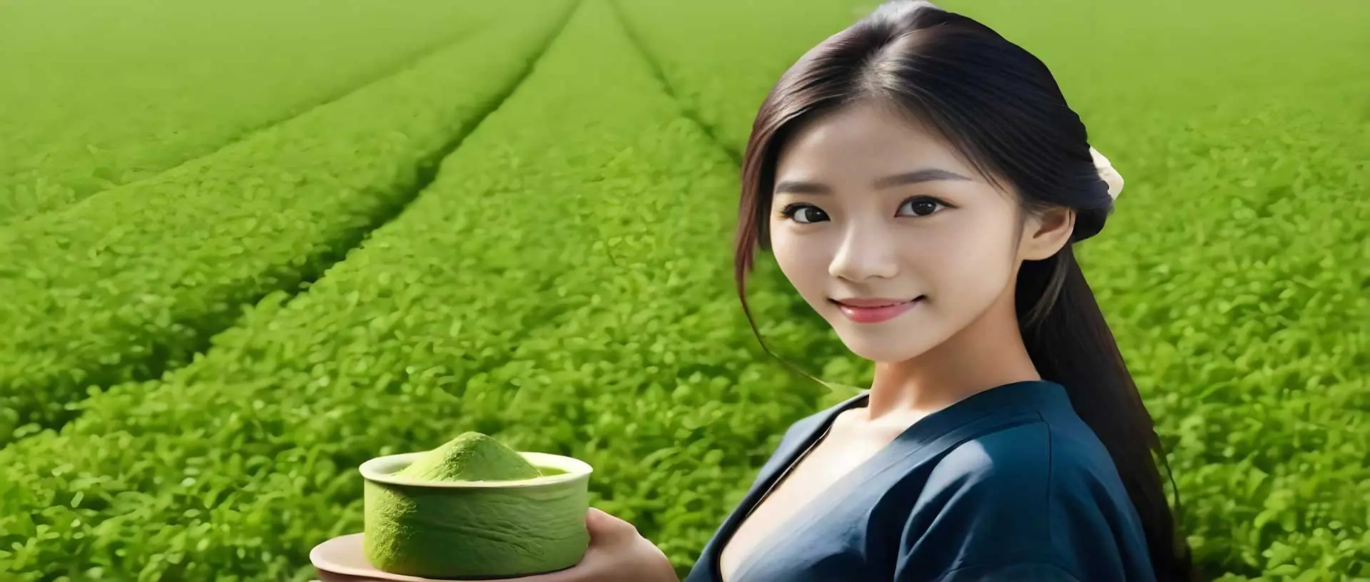 Organic Japanese Matcha farm