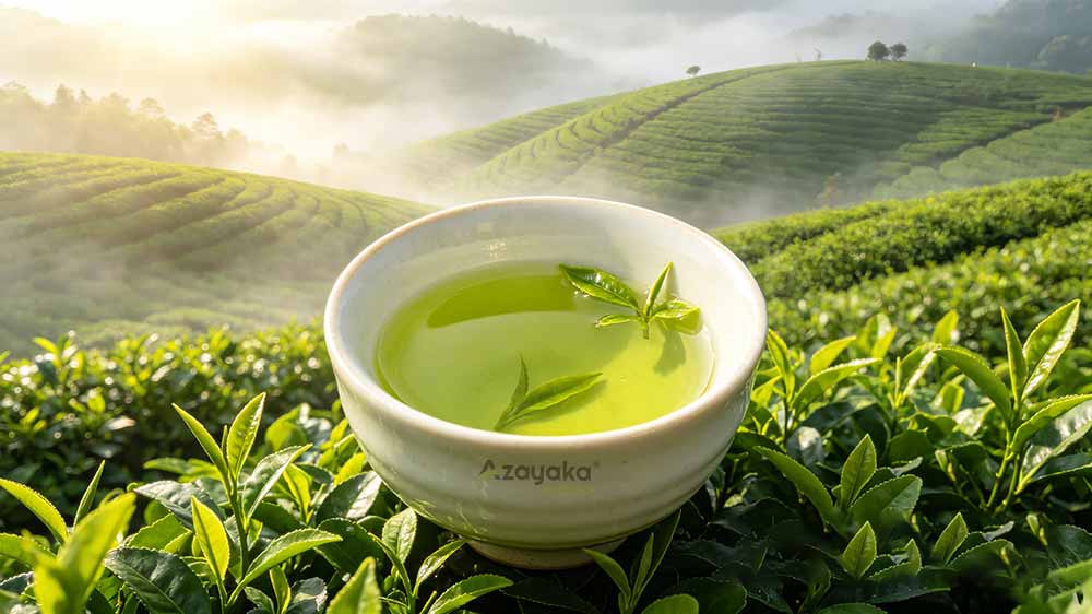 first harvest japanese tea farm