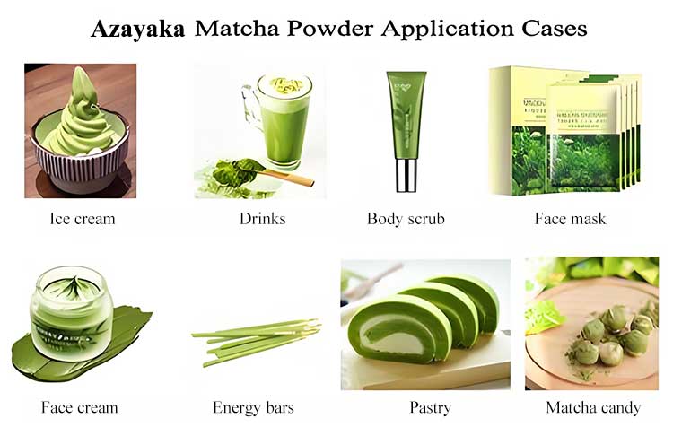 matcha powder applications