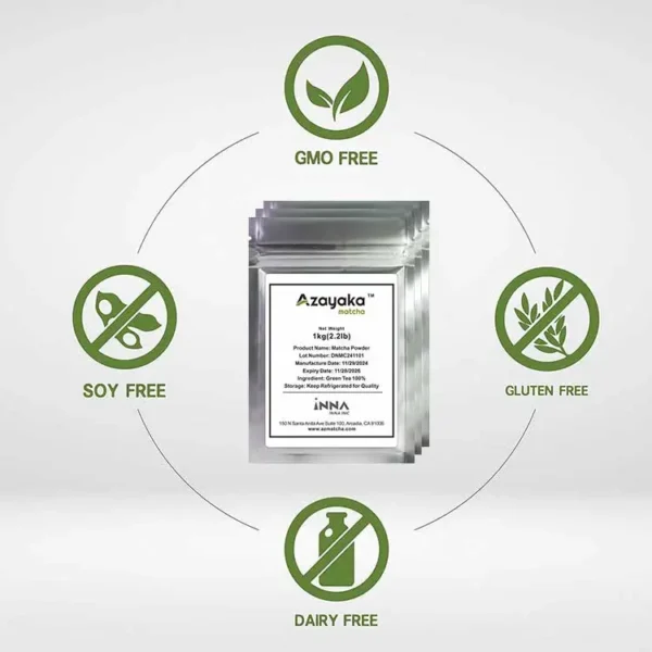 Azayaka Matcha Powder Features