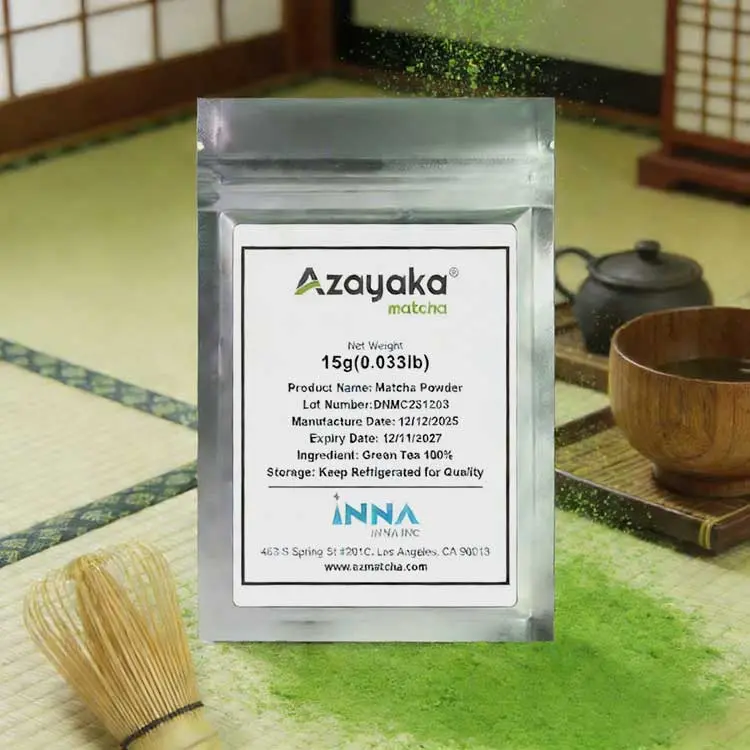 Azayaka-Matcha-Powder-Samples-2 Nhận mẫu Matcha hữu cơ miễn phí
