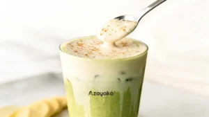 Make Iced Banana Bread Matcha Latte