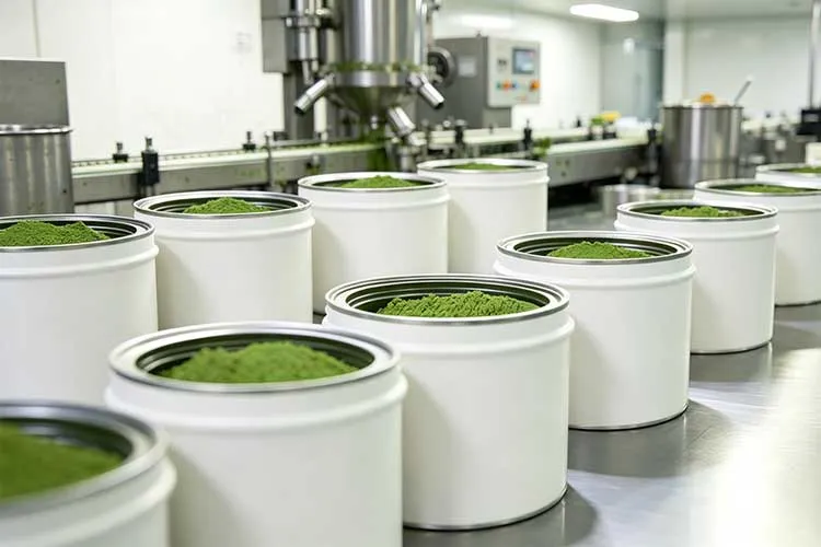 Azayaka Matcha Packaging Process
