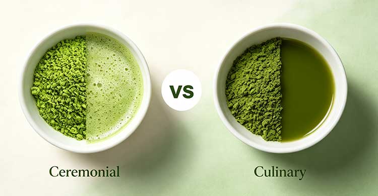 Ceremonial vs Culinary Matcha