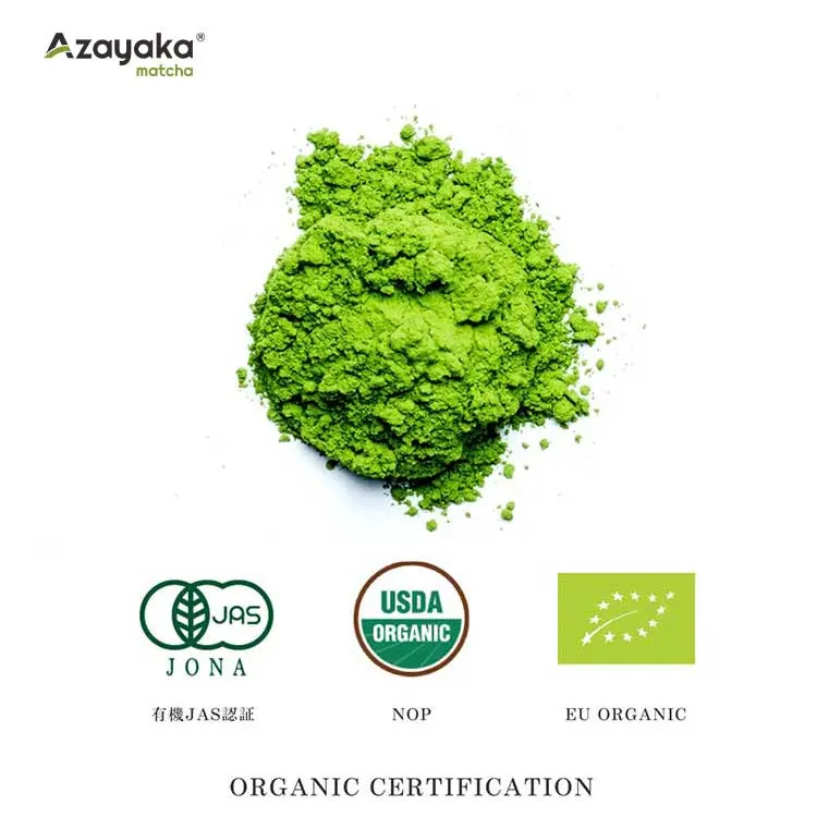 Azayaka Matcha USDA JAS EU Organic Certification