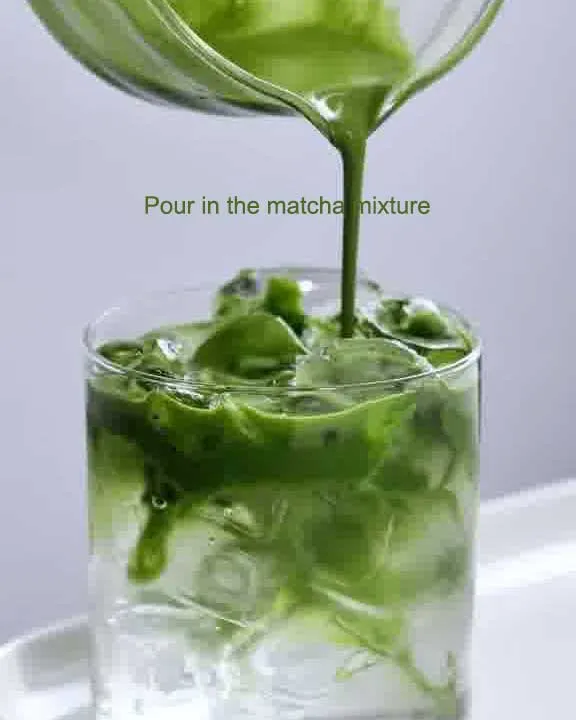 Step 1: Add the matcha powder